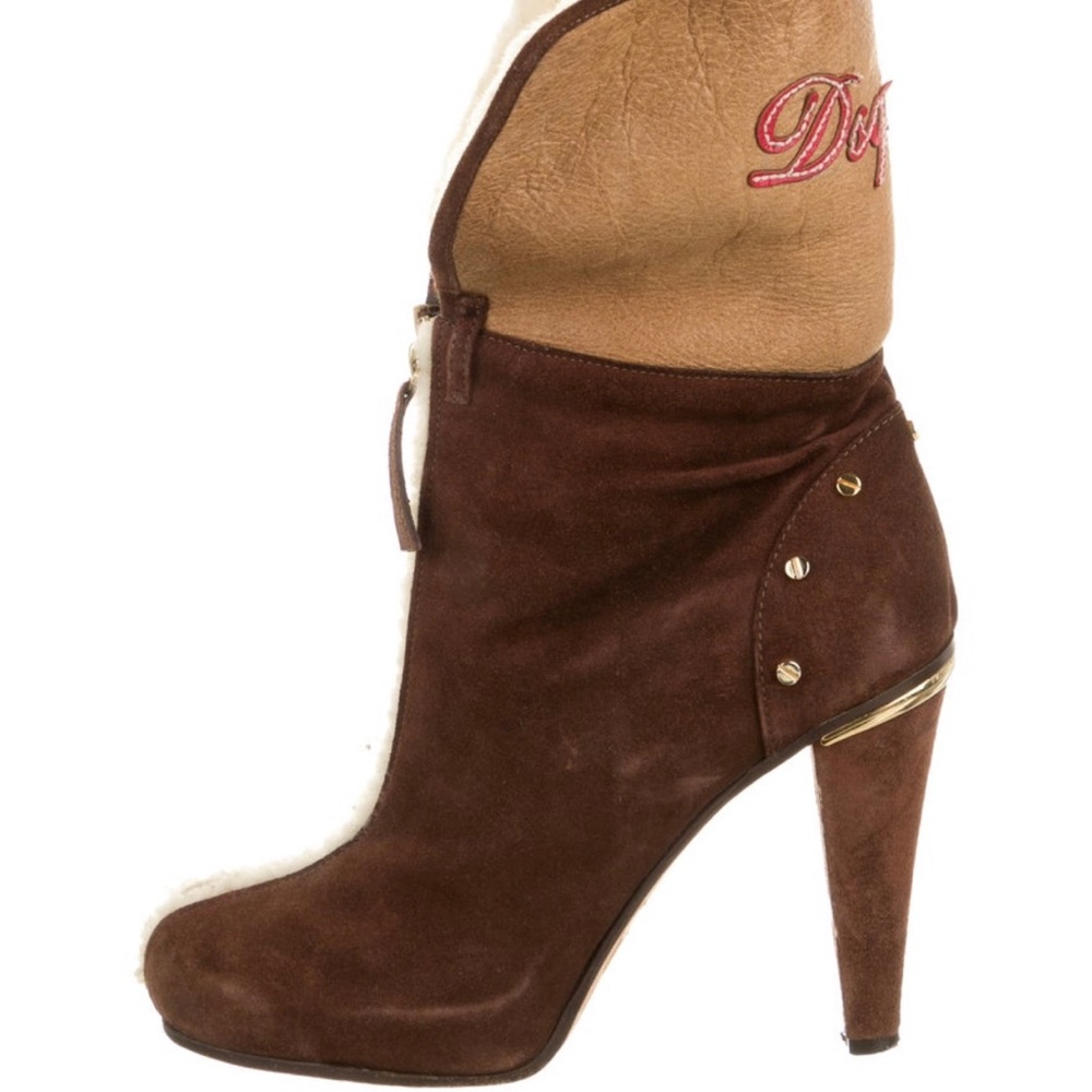 Dsquared2 Round Toe Boots